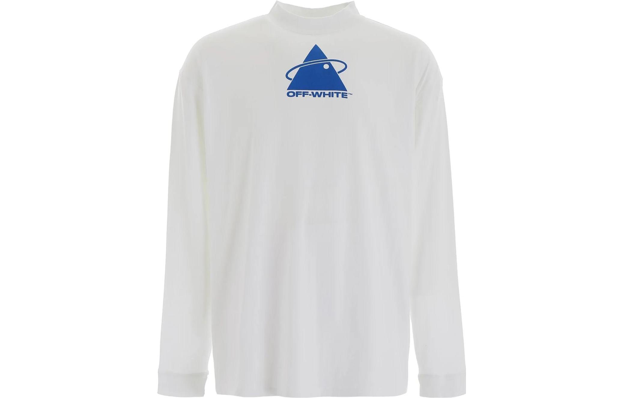 Off-White SS23 White Logo Graphic Long-Sleeve Shirt OMAB032E19185013-0130
