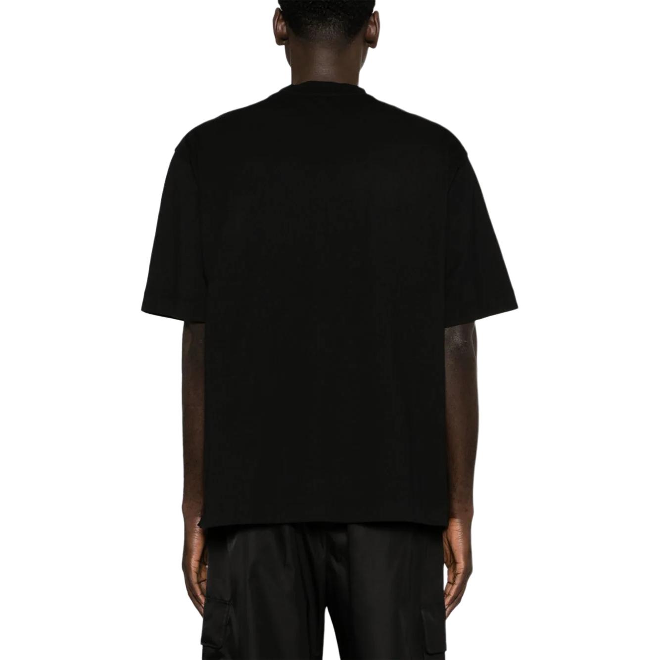 OFF-WHITE SS24 Alphanumeric Print Crewneck T-Shirt Regular Fit Black  Tee OMAA120S24JER0081022 圖 4