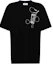 Buy OFF-WHITE SS24 黑色圖案印花短袖合身男裝T恤 OMAA161S24JER0021006