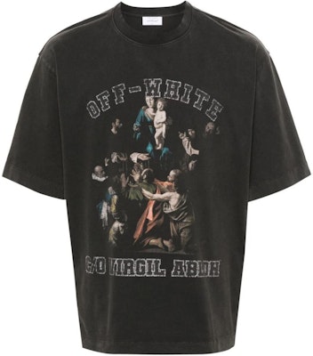 Camiseta Negra OFF-WHITE SS24 Logo Pintura al Óleo Corte Relajado. OMAA120S24JER0061001 Buy Camiseta Negra OFF-WHITE SS24 Logo Pintura al Óleo Corte Relajado. OMAA120S24JER0061001