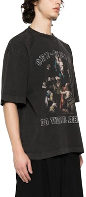 Camiseta Negra OFF-WHITE SS24 Logo Pintura al Óleo Corte Relajado. OMAA120S24JER0061001 Purchase Camiseta Negra OFF-WHITE SS24 Logo Pintura al Óleo Corte Relajado. OMAA120S24JER0061001