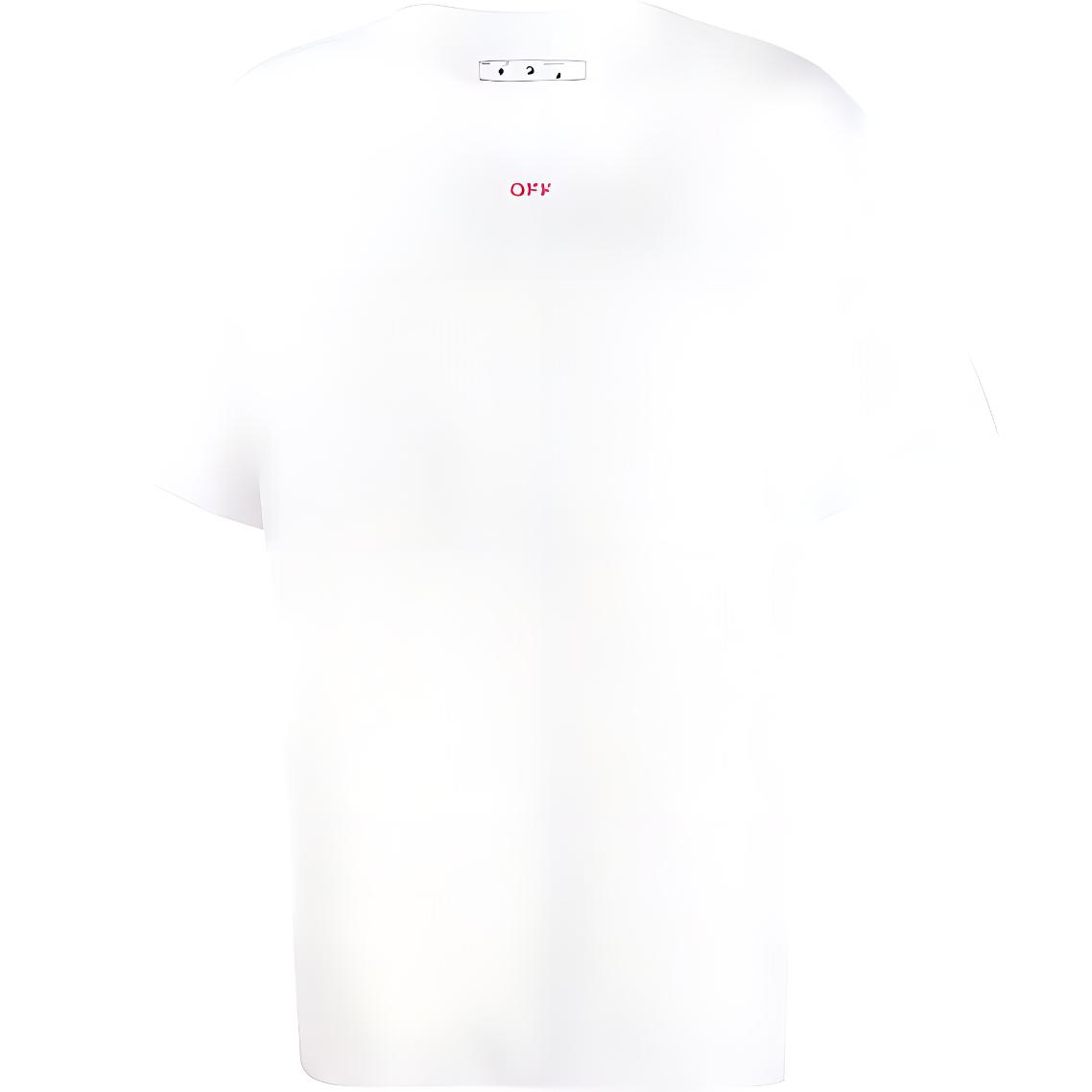 Buy OFF-WHITE Stencil Arrows 短袖T恤 白色 OMAA038E20JER0030125