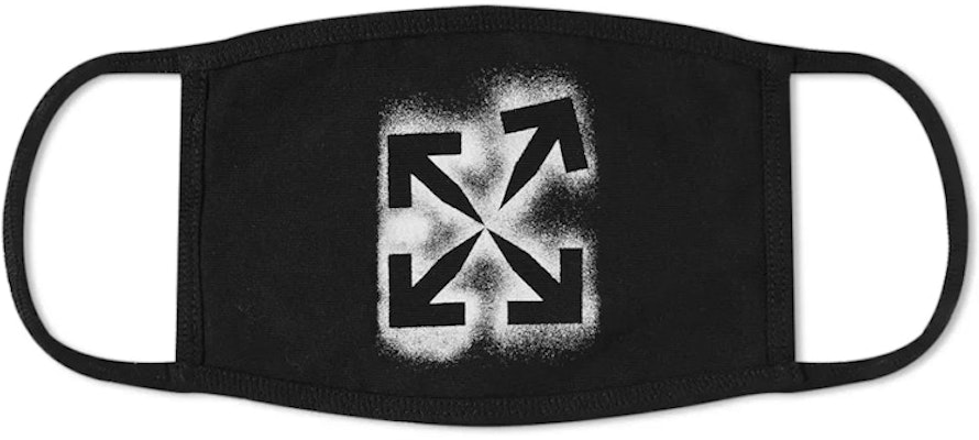 Off-White Stencil Face Mask Black/White Buy Off-White Stencil Face Mask Black/White