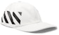 Off-White Striped Diag Baseball Hat White/Black