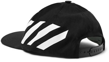 Off-White 条纹 Diag 帆布帽 黑/白 Order Off-White 条纹 Diag 帆布帽 黑/白