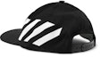 Order Off-White Striped Diag Canvas Hat Black/White