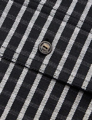 Off-White Striped Monalisa Shirt Black/White Lookbook Off-White Striped Monalisa Shirt Black/White