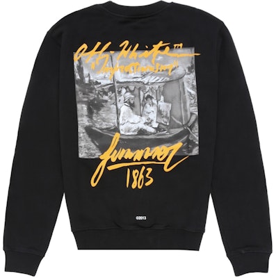 Off-White Summer Sweatshirt Black/Grey/Yellow Order Off-White Summer Sweatshirt Black/Grey/Yellow