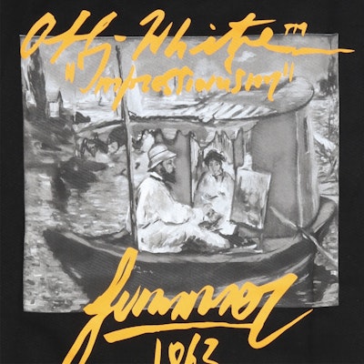 Off-White Summer Sweatshirt Black/Grey/Yellow Lookbook Off-White Summer Sweatshirt Black/Grey/Yellow