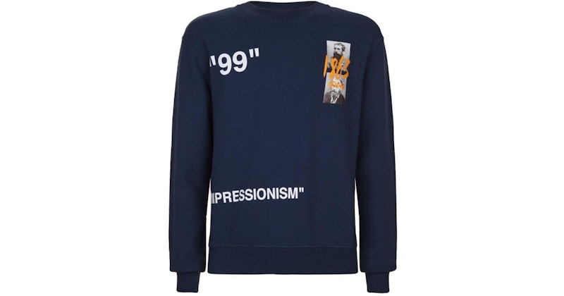 Off-White Summer Sweatshirt Blue/White/Black/Yellow