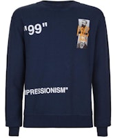 Off-White Summer Sweatshirt Blue/White/Black/Yellow Off-White Summer Sweatshirt Blue/White/Black/Yellow