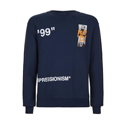 Off-White Summer Sweatshirt Blue/White/Black/Yellow