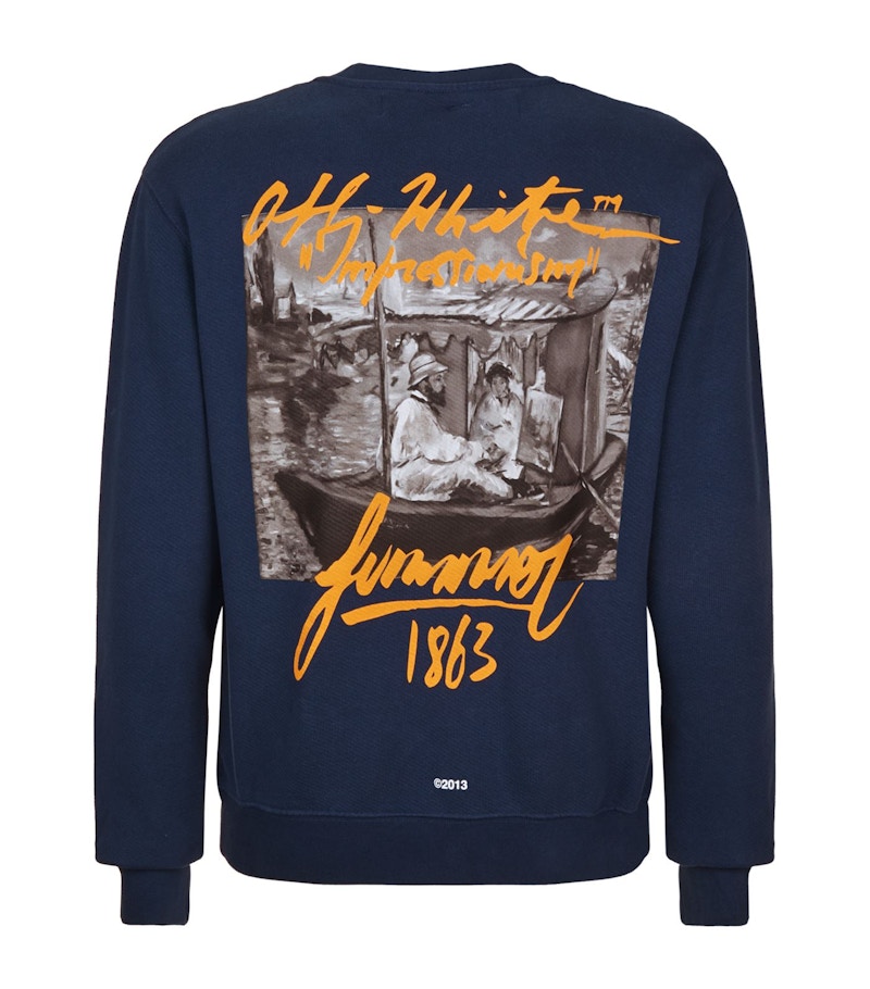 Off-White Summer Sweatshirt Blue/White/Black/Yellow 圖 2