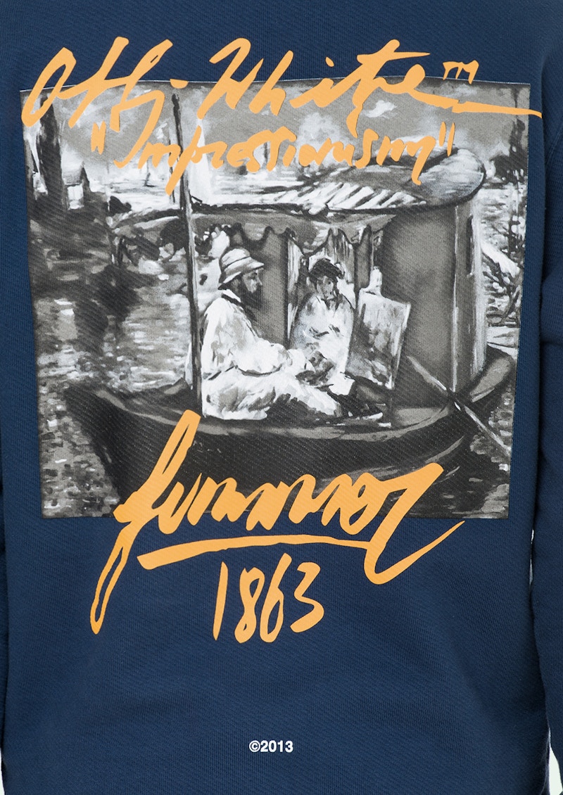 Off-White Summer Sweatshirt Blue/White/Black/Yellow 圖 3