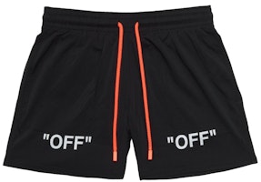 Off-White Swim Shorts Black/White Off-White Swim Shorts Black/White
