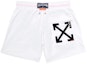 Order Off-White Swim Shorts White/Black