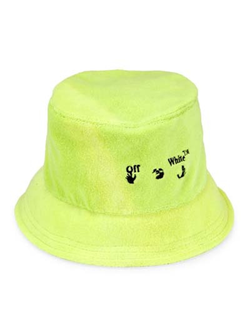 Buy Topi Ember Handuk OFF-WHITE Swimming Man Kuning Fluo/Hitam
