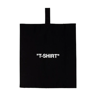 Off-White T-Shirt Pouch Black/White