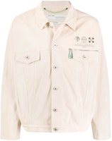 Off-White Taft Point Leather Jacket Sand/Black Off-White Taft Point Leather Jacket Sand/Black