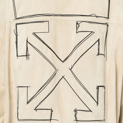 Off-White Taft Point Leather Jacket Sand/Black Order Off-White Taft Point Leather Jacket Sand/Black