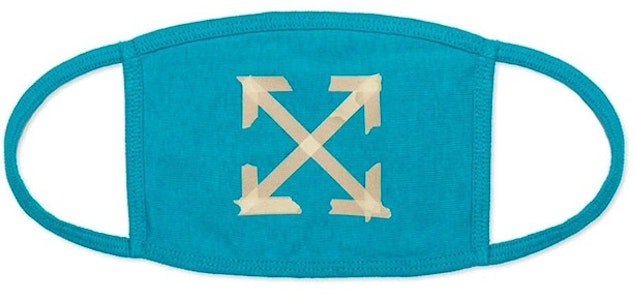 Mascarilla Off-White Tape Arrow Azul Petróleo Buy Mascarilla Off-White Tape Arrow Azul Petróleo