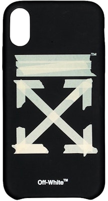 Off-White Tape Arrows iPhone XR Case Black/Beige Buy Off-White Tape Arrows iPhone XR Case Black/Beige