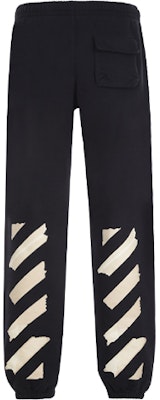 Off-White Tape Arrows Long Sweatpants Black/Beige Buy Off-White Tape Arrows Long Sweatpants Black/Beige
