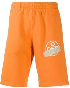Off-White Tape Arrows Sweatshort Oren/Beige OMCI006R20E300021948 Buy Off-White Tape Arrows Sweatshort Oren/Beige OMCI006R20E300021948
