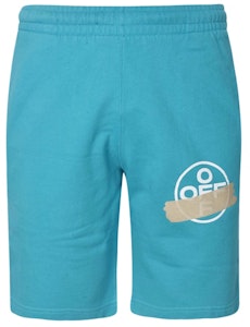 オフホワイト テープアロースウェットショーツ 青/ベージュ OMCI006R20E300023948 Buy オフホワイト テープアロースウェットショーツ 青/ベージュ OMCI006R20E300023948