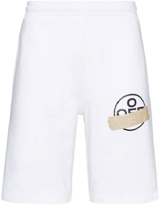 Off-White Tape Arrows Sweatshort White/Beige Buy Off-White Tape Arrows Sweatshort White/Beige
