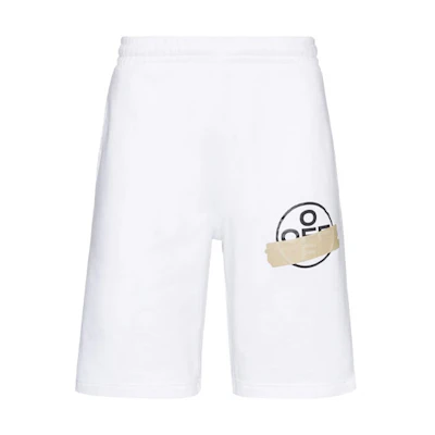Off-White Tape Arrows Sweatshort White/Beige