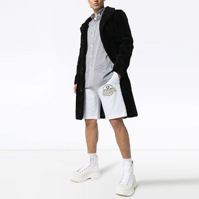 Off-White Tape Arrows Sweatshort White/Beige Order Off-White Tape Arrows Sweatshort White/Beige