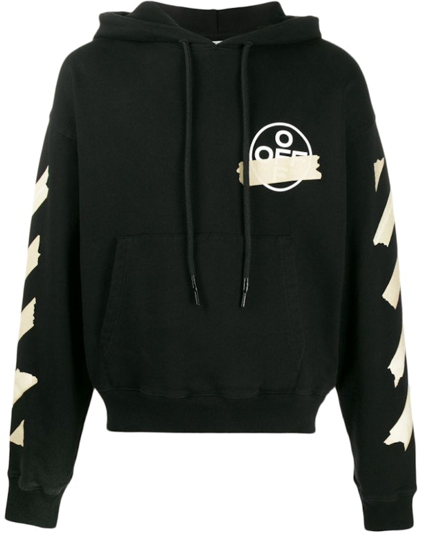 off-white-tape-diag-arrows-hoodie-black-beige