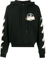 Off-White Tape Diag Arrows Hoodie Black/Beige Off-White Tape Diag Arrows Hoodie Black/Beige
