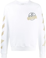 Off-White Tape Diag Arrows Sweatshirt White/Beige Off-White Tape Diag Arrows Sweatshirt White/Beige