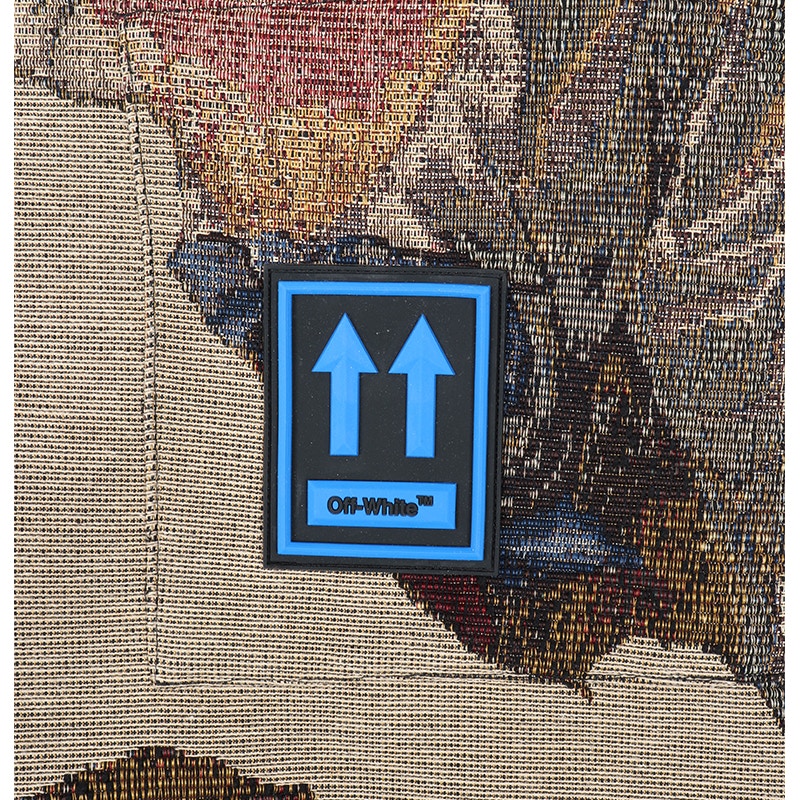 Off-White Tapestry Parka Coat Black 圖 3