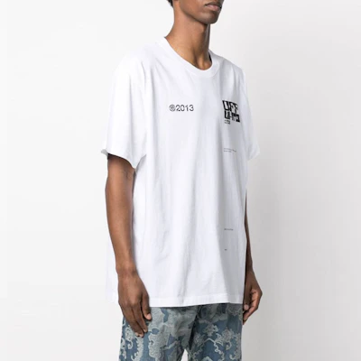 OFF-WHITE テックマーカーTシャツ (ホワイト) OMAA038S21JER0080110 Shop OFF-WHITE テックマーカーTシャツ (ホワイト) OMAA038S21JER0080110