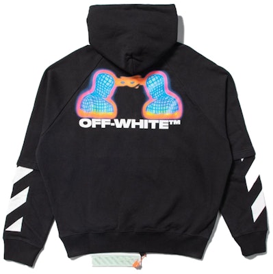 Off-White Thermo Double Sleeve Hoodie Black Order Off-White Thermo Double Sleeve Hoodie Black