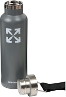 Off-White Thermos Water Bottle Silver Off-White Thermos Water Bottle Silver