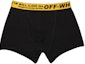 Buy Off-White Three Pack Stretch Cotton Boxer Briefs (SS19) Black/Yellow/Black