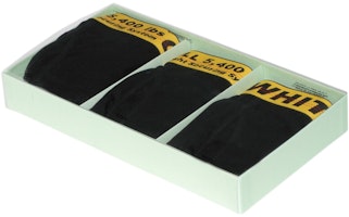 Off-White 三件裝彈性棉質四角內褲 (SS19) 黑色/黃色/黑色 Order Off-White 三件裝彈性棉質四角內褲 (SS19) 黑色/黃色/黑色