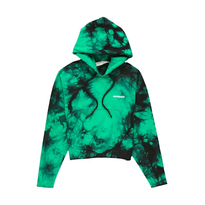 Off-White Tie Dye Contour Hoodie Mint