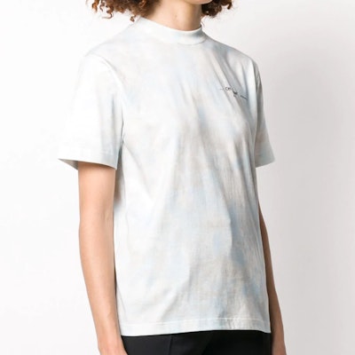Off-White Tie Dye Puzzle Arrows T-Shirt Multicolor Lookbook Off-White Tie Dye Puzzle Arrows T-Shirt Multicolor