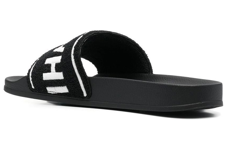 Off-White Towel Embroidery Slider 'Black' 圖 4