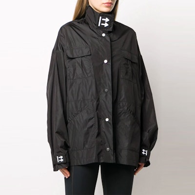 Off-White Track Coat Black/White Lookbook Off-White Track Coat Black/White