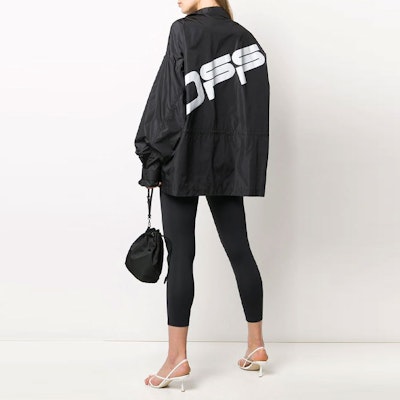 Off-White Track Coat Black/White Purchase Off-White Track Coat Black/White