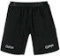 Buy Off-White Track Shorts Black/Silver