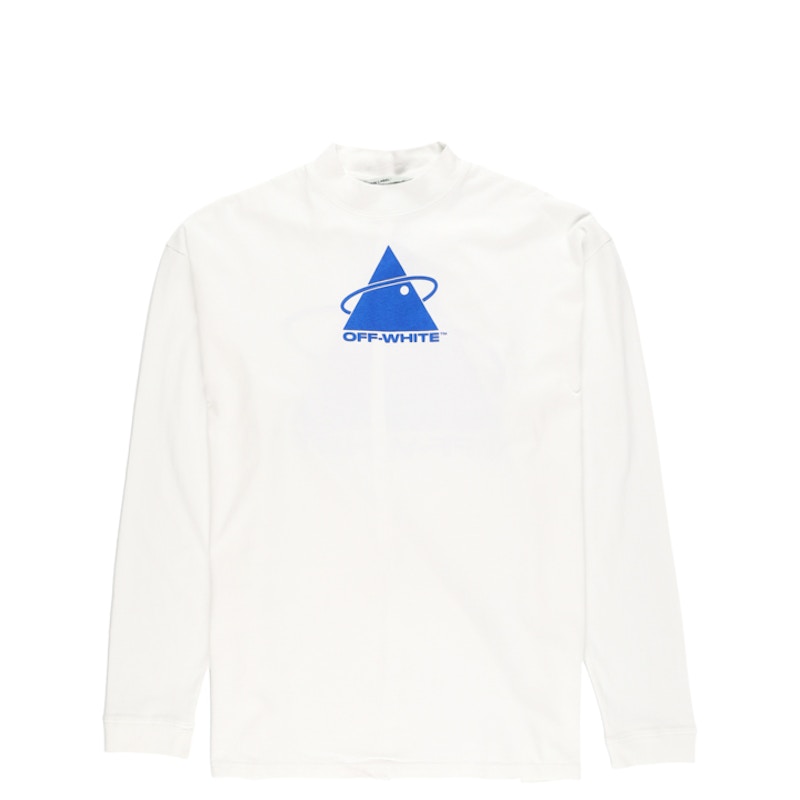 Off-White Triangle Planet Long Sleeve T-Shirt White/Blue