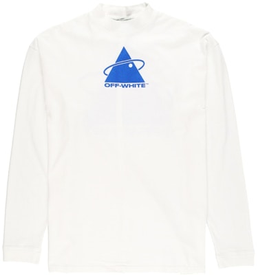 Off-White Triangle Planet Baju Long Sleeve Putih/Biru Buy Off-White Triangle Planet Baju Long Sleeve Putih/Biru