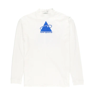 Off-White Triangle Planet Long Sleeve T-Shirt White/Blue